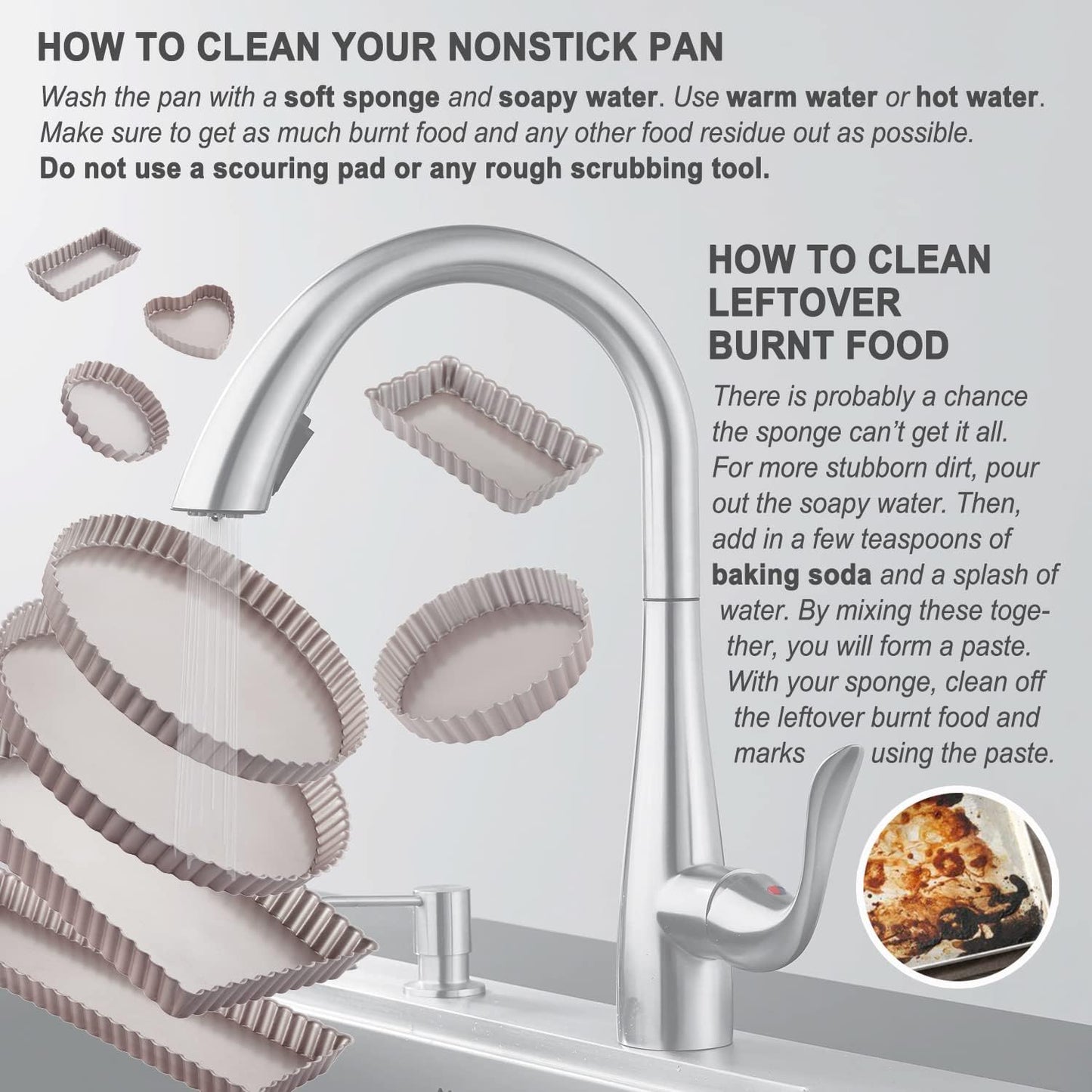 CHEFMADE Rectangle Tart Pan, 7x11-Inch with Removable Loose Bottom Non-Stick Oblong Quiche Bakeware for Oven Baking (Champagne Gold)