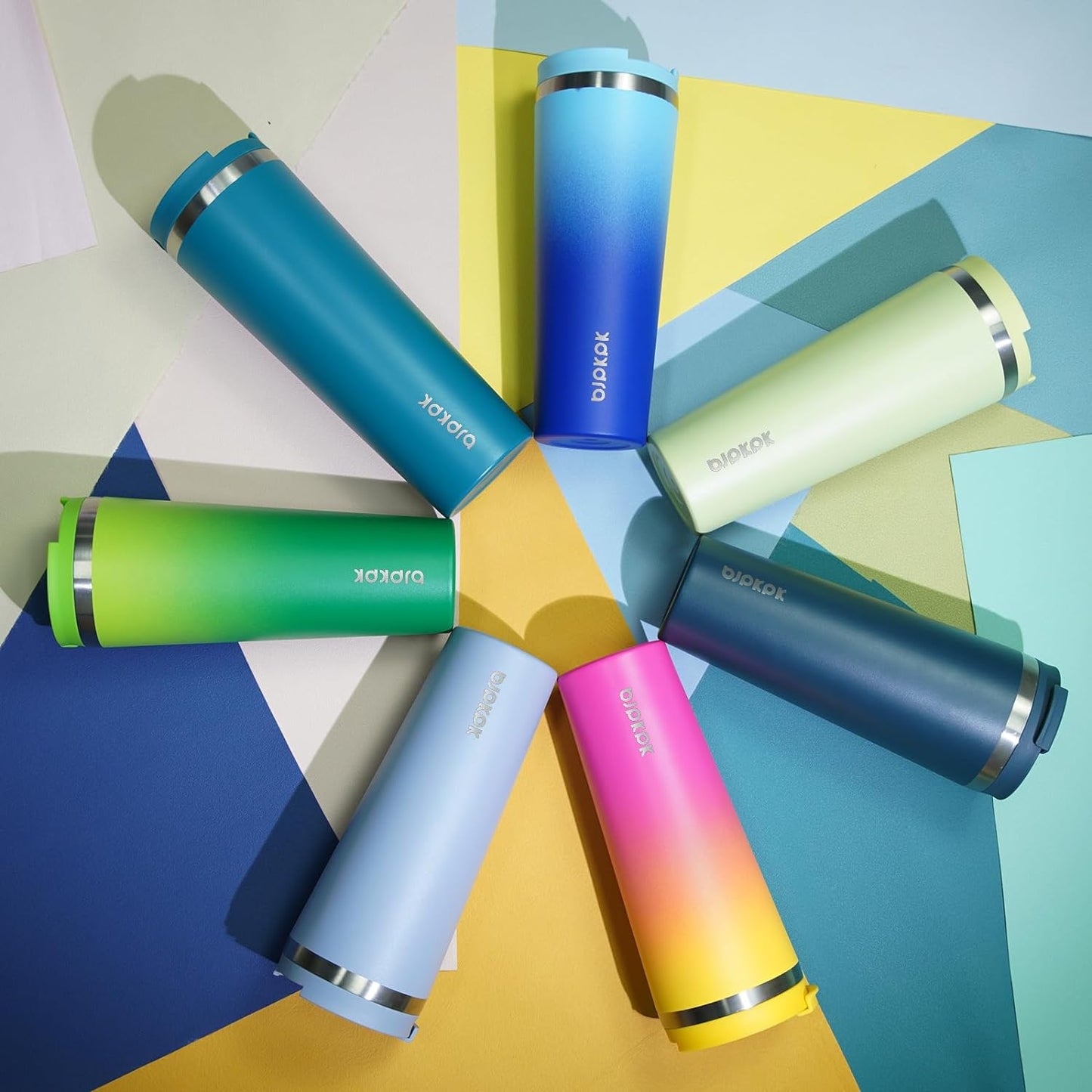 BJPKPK 26oz Stainless Steel Insulated Tumbler With lid And Straw Travel Coffee Thermal Tumblers Cup For Women And Men,Navy Blue