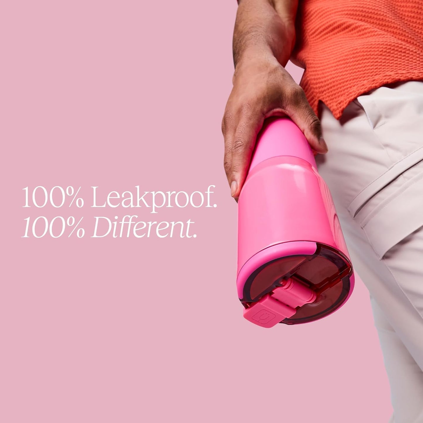 BrüMate Nav 35oz 100% Leak Proof Insulated Travel Tumbler with Magnetic BevLock™ Lid - Double Wall Cup-Holder Friendly Stainless Steel Mug (Electric Blue)