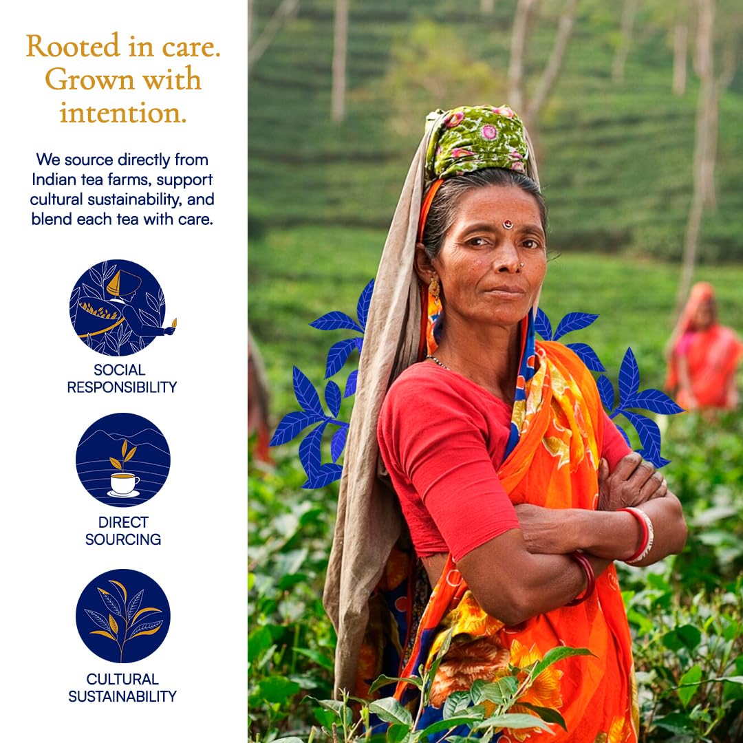 Herbs & Kettles Lavish Blue Tea Boba Kit | Butterfly Pea Flower Tea with Green Tea, Lemongrass, Ginger & Mint + Chewy Tapioca Pearls | DIY Color-Changing Bubble Tea Kit with Reusable Straws |