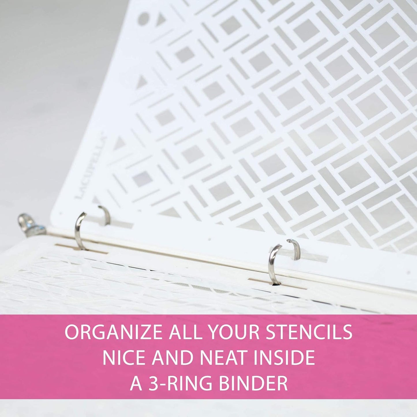 Cake Decorating Stencil for Tall Buttercream Cake, Royal Icing, Ganache, Paint, Airbrush (ORIO)