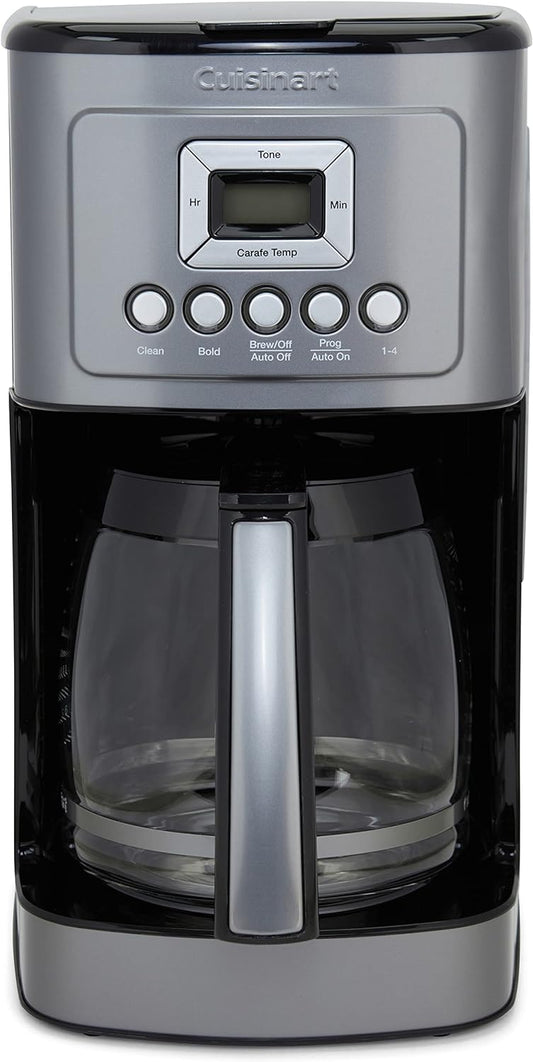 Cuisinart Coffee Maker, 14-Cup Glass Carafe, Fully Automatic for Brew Strength Control & 1-4 Cup Setting, Stainless Steel, DCC-3200GMP1, Gunmetal