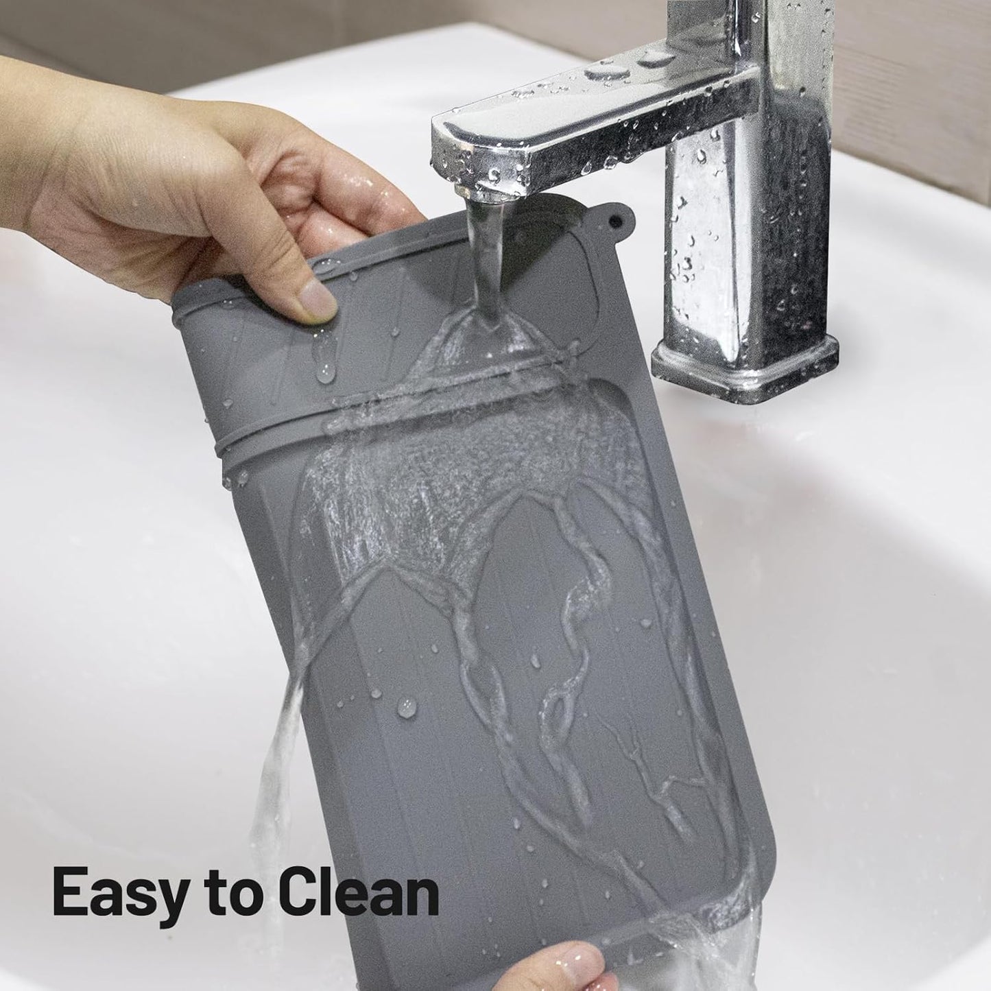 Coffee Mat for Breville 878/881, Espresso Tamper Mat, Food Grade Silicone Non-Slip, 11.42in x 9.53in, Waterproof Heat Resistant, Espresso Tamping Station for Espresso Machine Accessories (Grey)