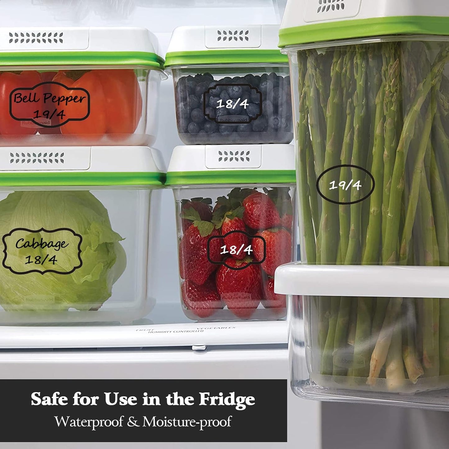 Kitchen Pantry Food Containers Clear Labels with Black Border, 138 Waterproof Removable Write-on Sticker Labels Tags to Organize Spice Jars Condiment Flour Sugar Canisters Storage Bins, Free 2 Markers