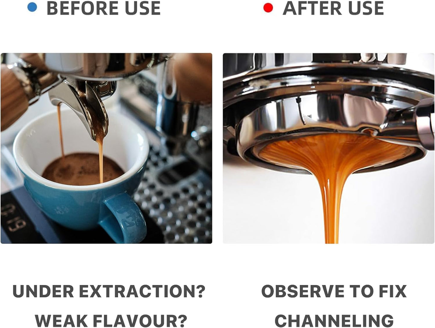 Bottomless Portafilter 54mm Compatible for Breville Barista Express, Pro, Touch, and Impress | Bonus Puck Screen | T Buckle Black Rosewood Handle