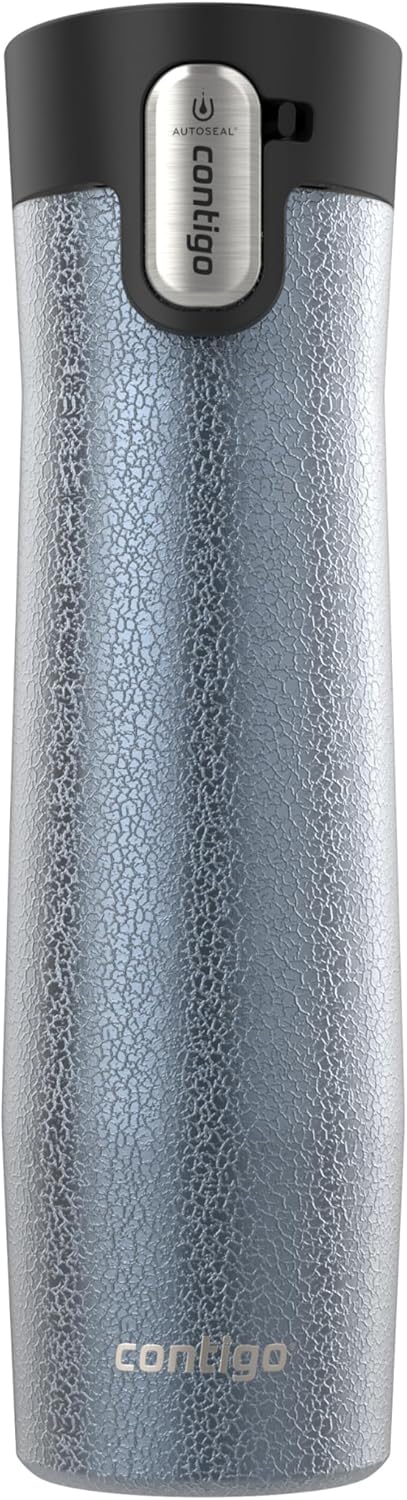 Contigo® AUTOSEAL® West Loop Vacuum-Insulated Stainless Steel Travel Mug with Easy-Clean Lid, 24 oz, Crystal Lakeside