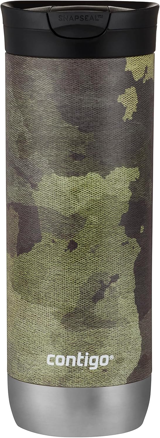 Contigo Huron Stainless Steel Travel Mug with SNAPSEAL Lid 20oz. Camo
