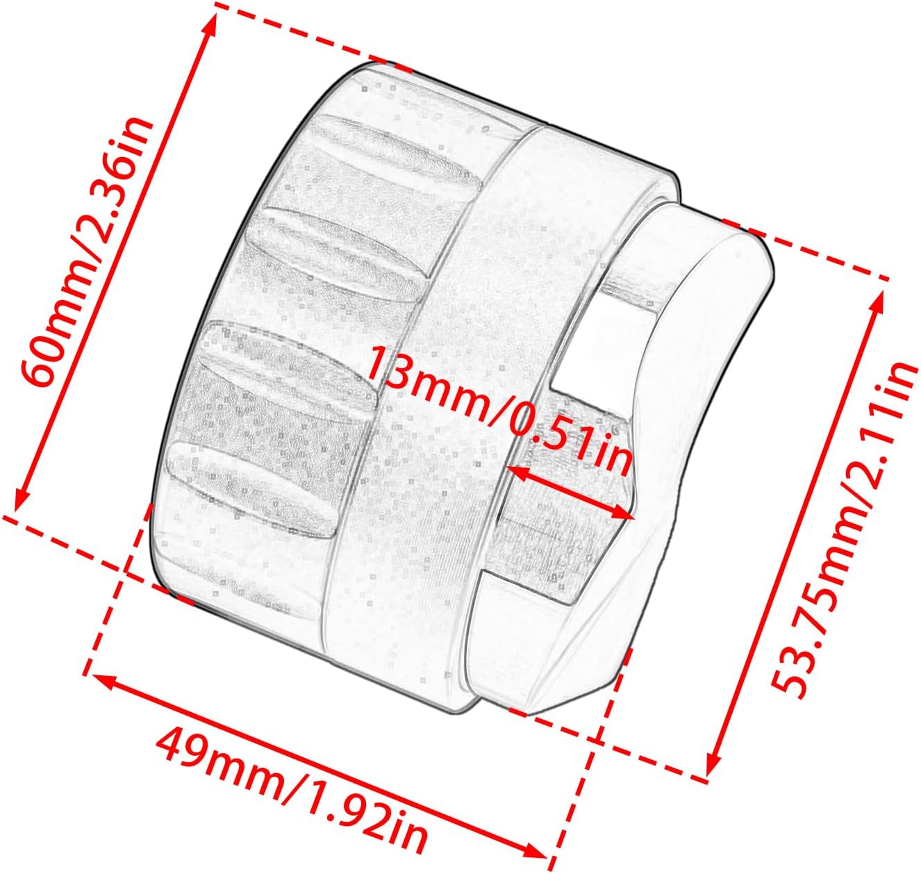 53.75mm Gravity Coffee Distribution Tool, Gravity Adaptive Coffee Distributor, Anti-slip Espresso Leveler, Barista Espresso Accessories, 304 Stainless Steel base