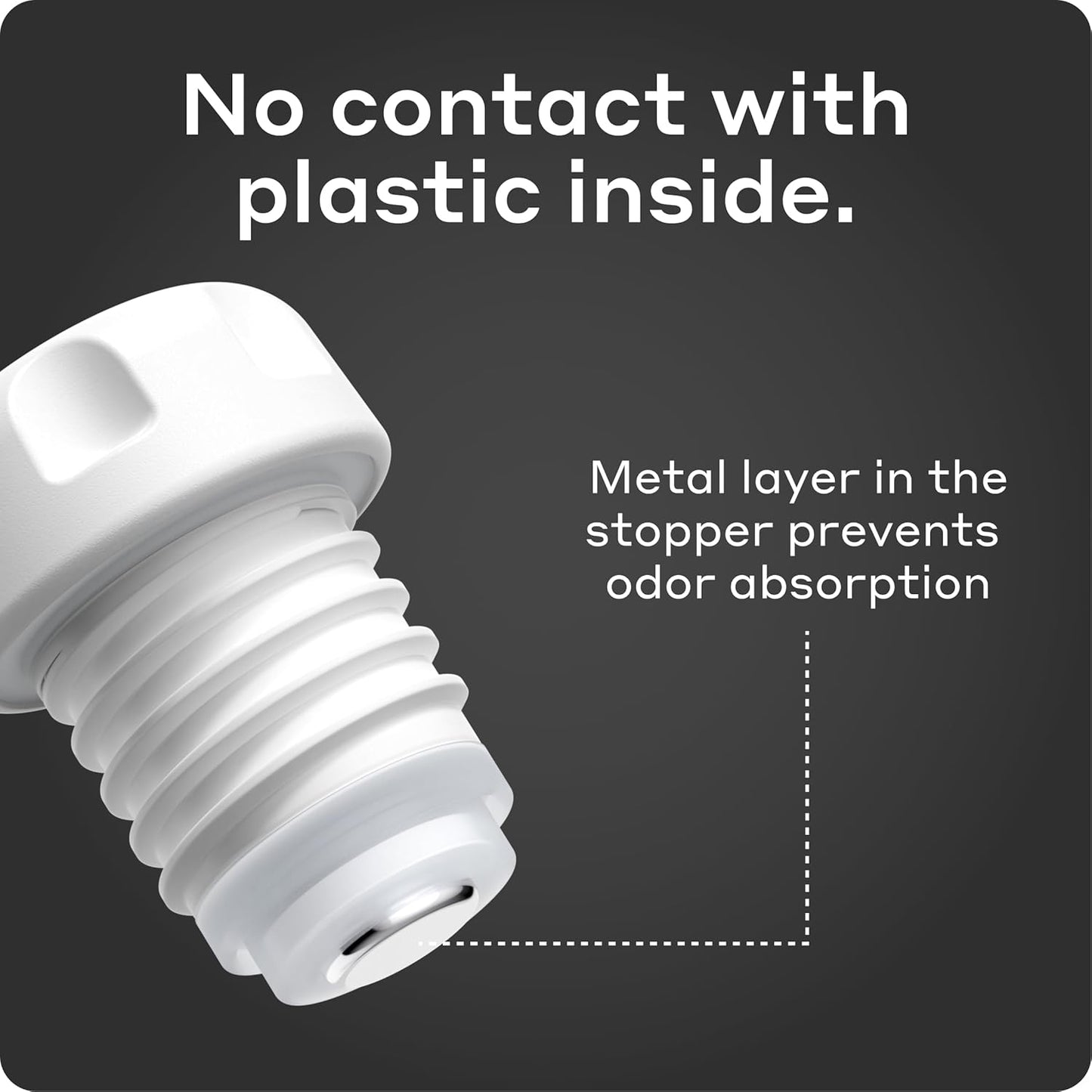 BOBBER 34 oz Stainless Steel Travel Thermos for Hot and Cold Drinks – Dishwasher Safe Metal Water Bottle with Cup Lid – Keeps Hot for 48 Hours – BPA-Free, Vacuum Insulated (White)