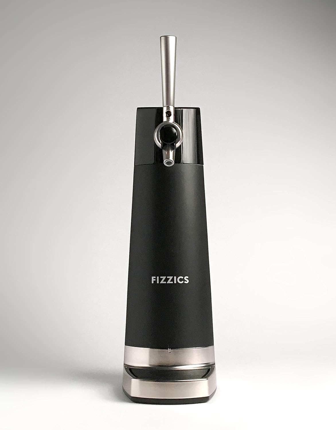 FIZZICS - DraftPour Beer Dispenser - Converts Any Can or Bottle Into a Nitro-Style Draft, Gift for Men and Beer Enthusiast, Beer Tap Draft Machine - Carbon