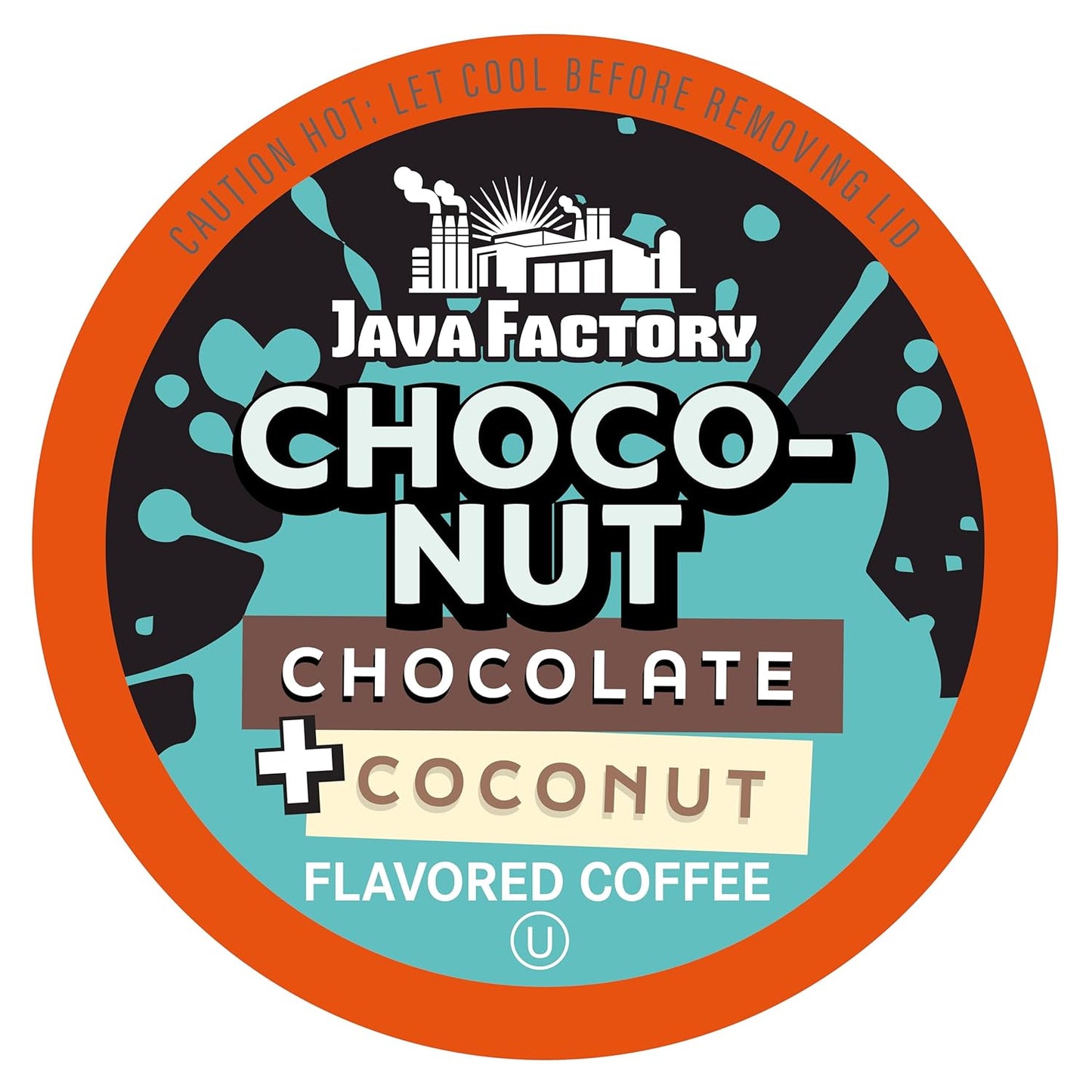 Java Factory Coffee Pods Chocolate and Coconut Coffee for Keurig K Cup Brewers, Choconut, 80 Count