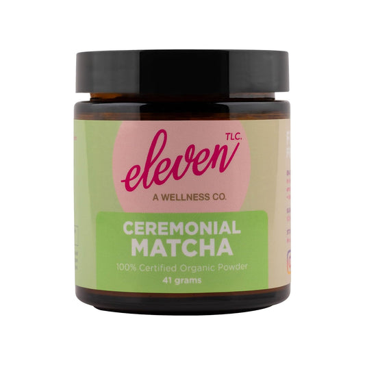 eleven TLC - CEREMONIAL MATCHA POWDER | 100% Organic | Sourced from Japan | GMO Free | 40 Servings
