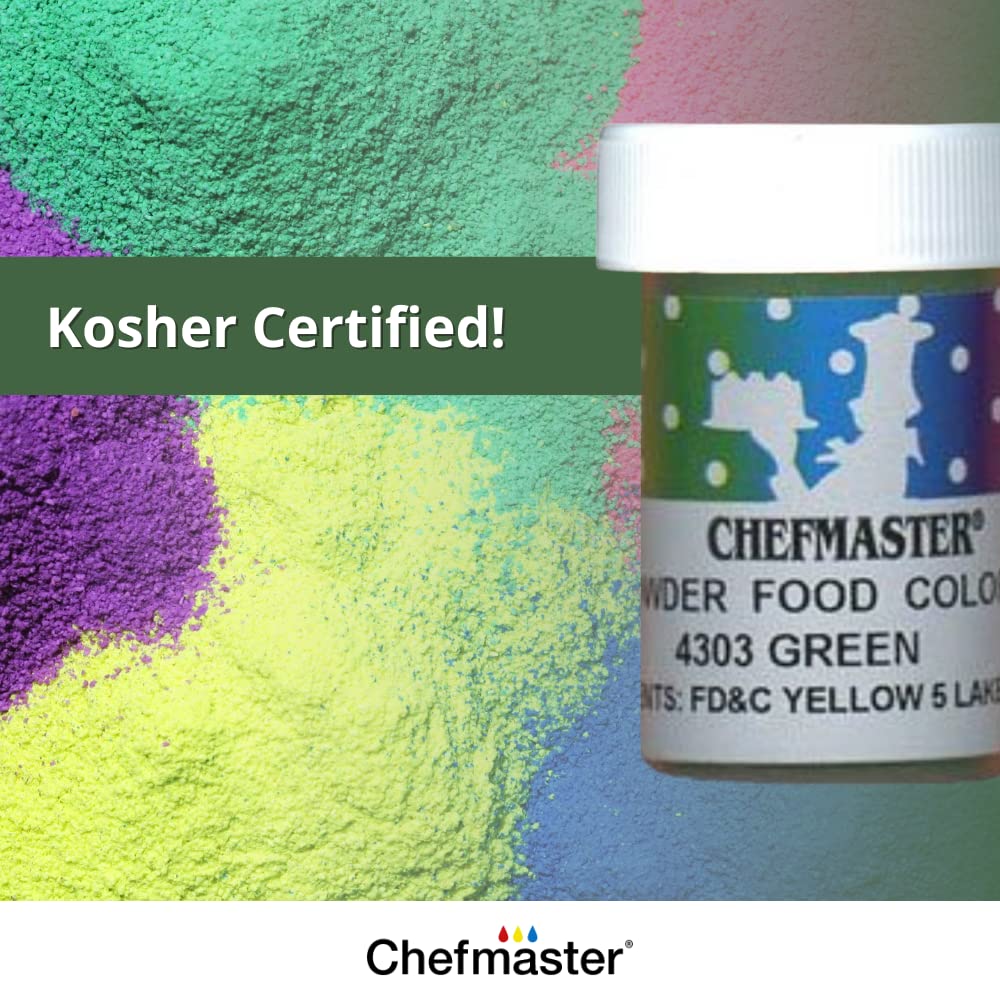 Chefmaster Brown Dry Powder Candy Color | Vibrant Shades | Chocolate, Macarons, Fondant | Decorating | Professional-Grade Dye | Easy-to-Use | Manufactured in USA | 3 grams