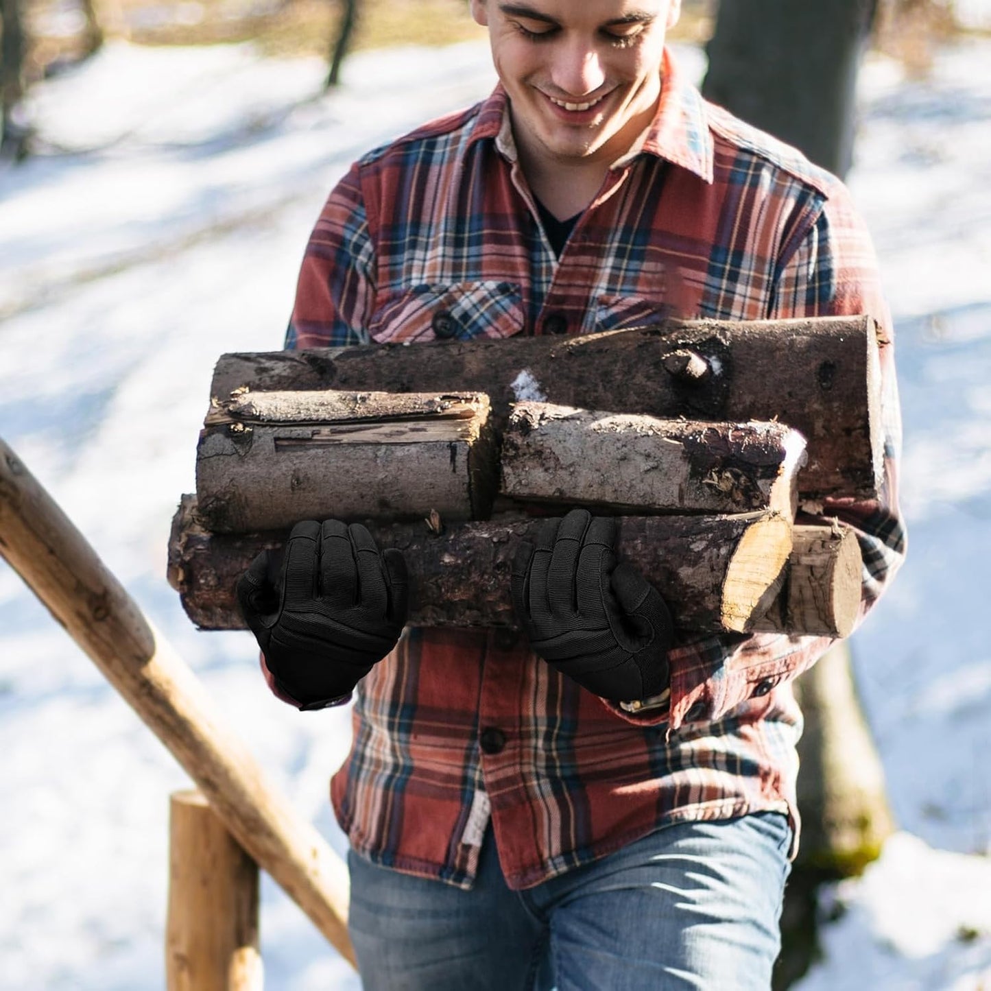 KAYGO Insulated Mechanic Work Gloves,3 Pairs KG127W Winter Thermal Safety Work Gloves for Men and Women, Double Lining,Heavy duty,Improved dexterity,Excellent Grip,Ideal for outdoor jobs,M