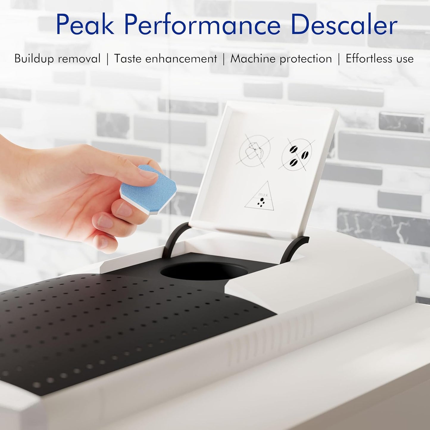 New England Stories Jura Compatible Descaling Tablets 18-Pack - Remove Limescale & Calcium, Improve Coffee Taste for Coffee Machines