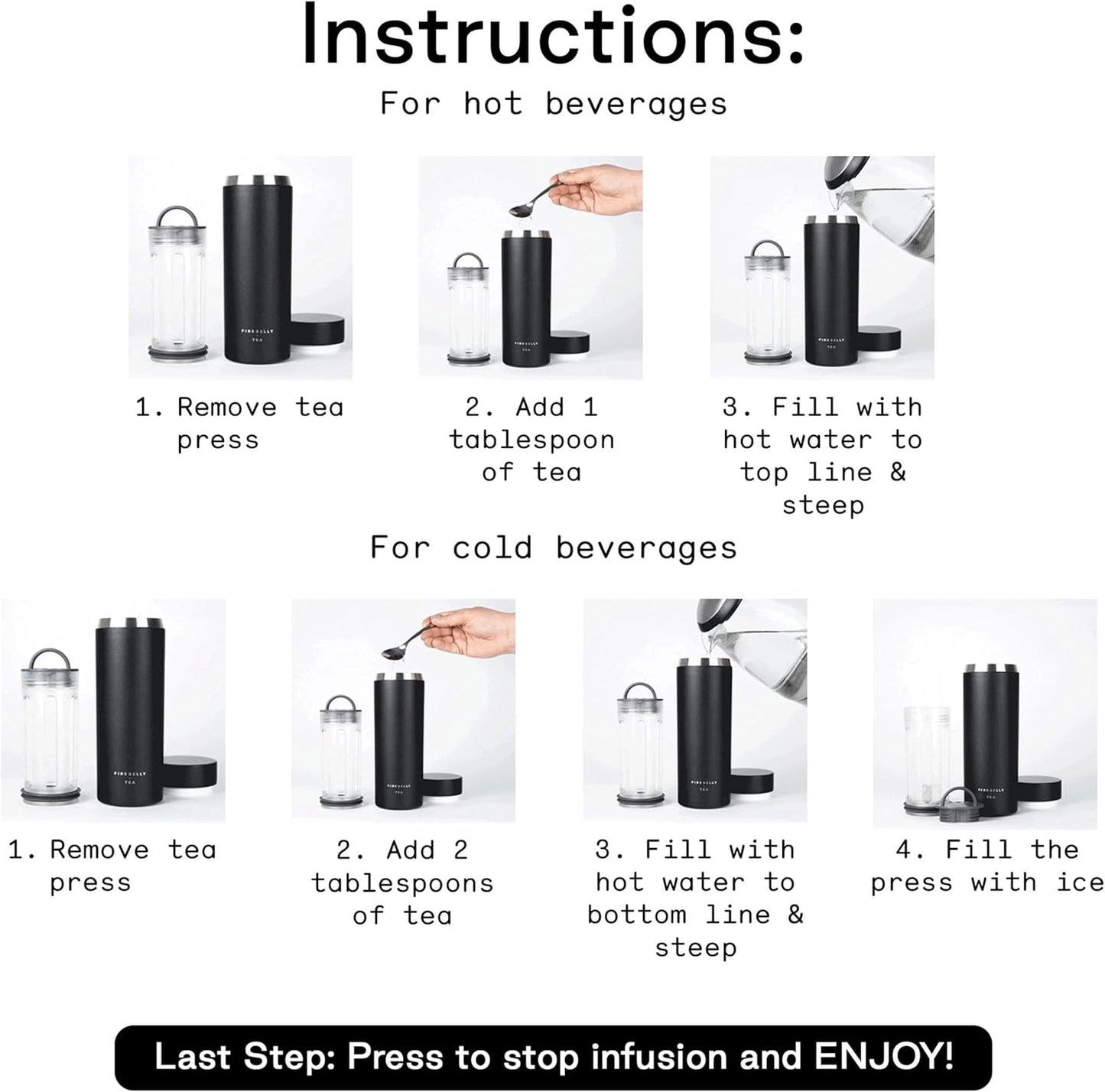 Firebelly Tea, Travel Tea Infuser Mug with Strainer, Insulated Tumbler for Loose Leaf Tea or Coffee, Leakproof Bottle for Hot or Iced Drinks, Stainless Steel Thermos with Lid, Salmon