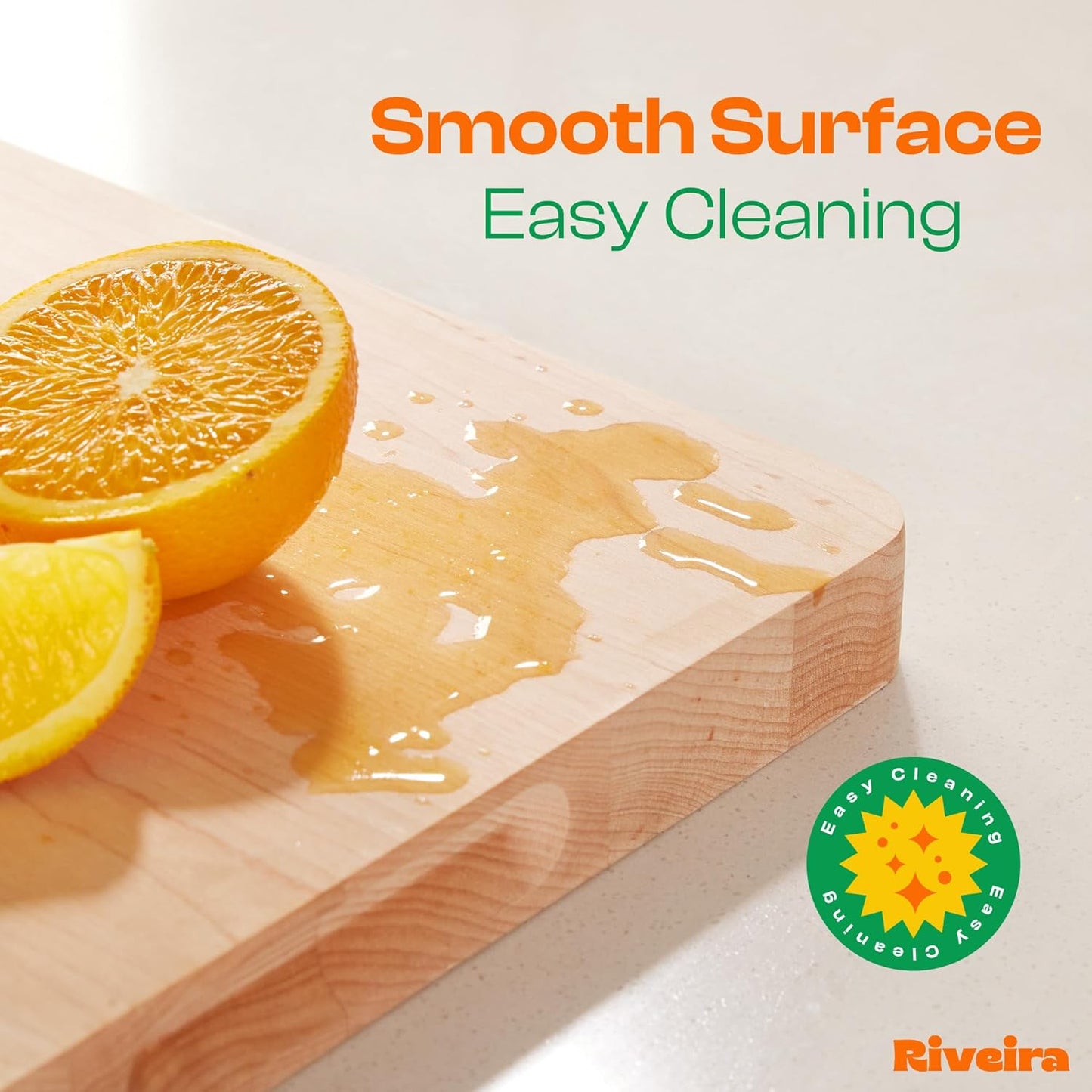 Riveira Maple Wood Cutting Board – Gourmet Maple Grandeur: 24 x 18 Wooden Cutting Board – Natural Wooden Cutting Boards For Kitchen Decorative – Innovative Juice Grooves Maple Wooden Chopping Board