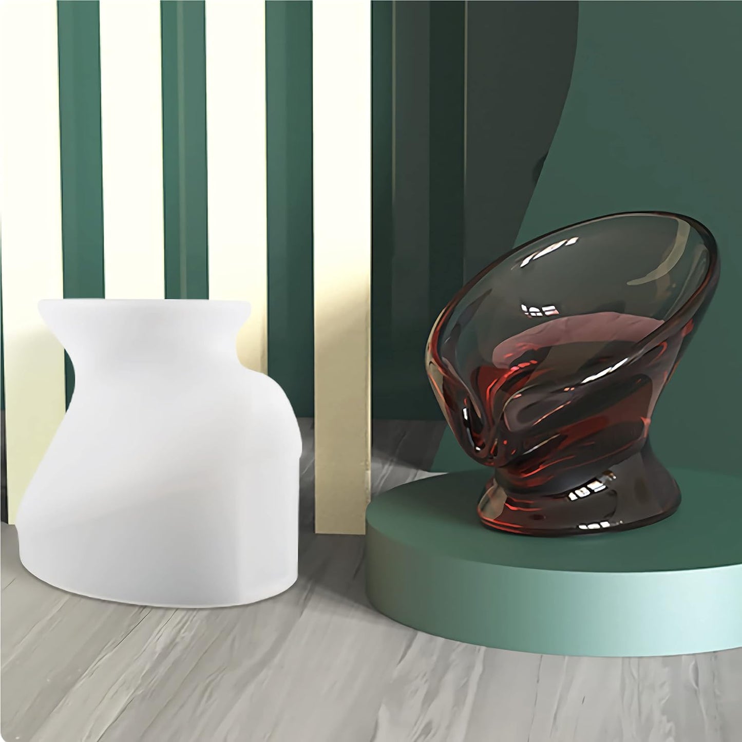 Self-Draining Soap Holder Silicone Resin Mold, DIY Soap Tray, Epoxy Resin Casting Mold