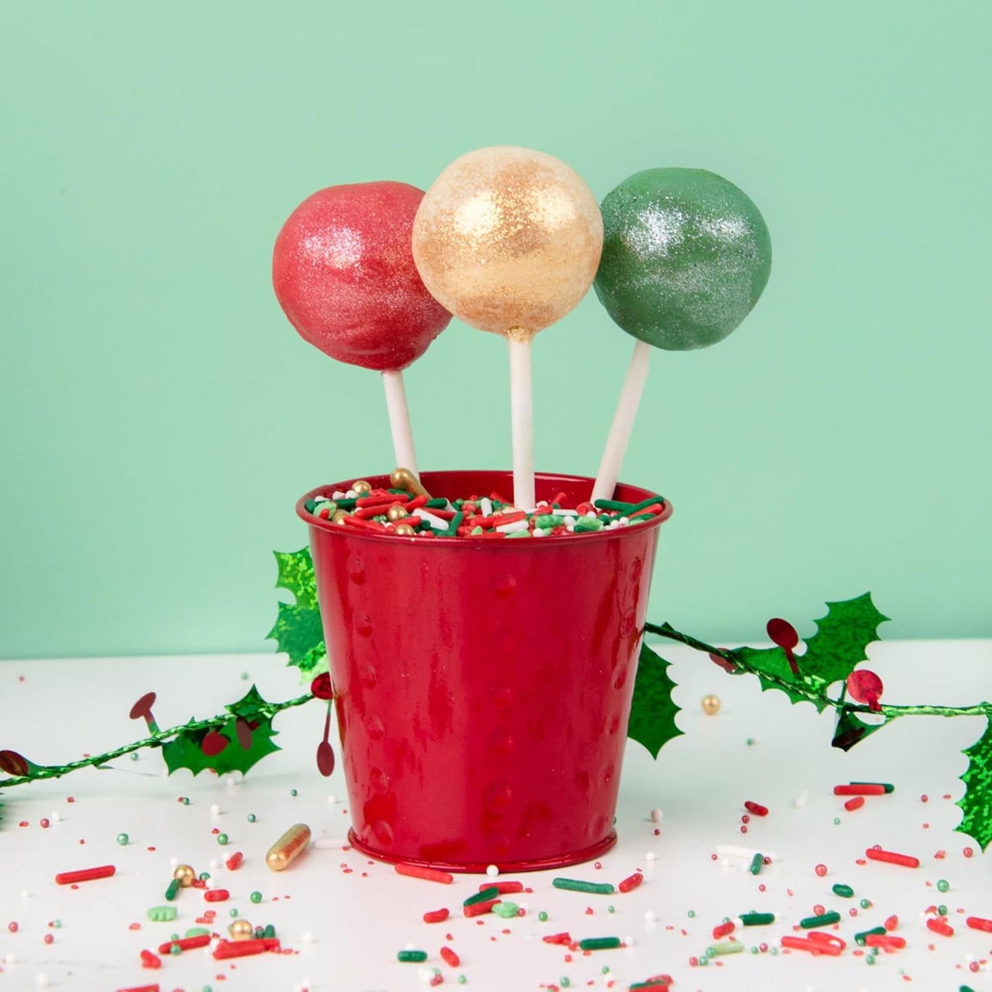 Sweets Indeed Edible Glitter, Perfect for Drinks, Cocktails, Beverages & Cake Decorating, Dessert Cake Topper, 4 grams, 3 Pack (Christmas) (Christmas) (Christmas)