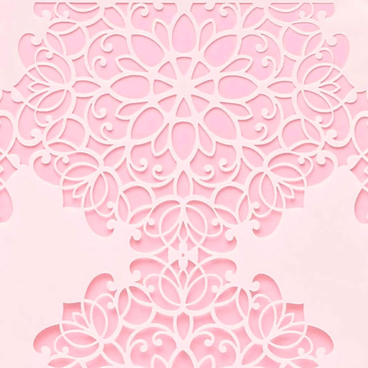 Cake Decorating Stencil for Tall Buttercream Cake, Royal Icing, Ganache, Paint, Airbrush (Darla)