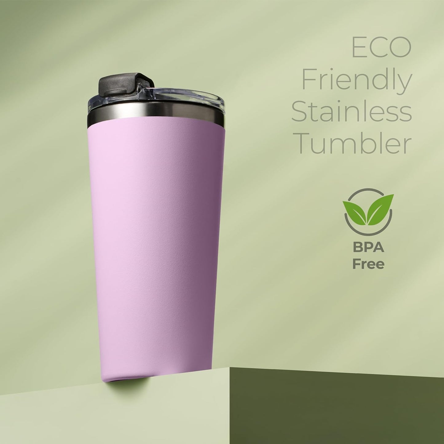 SIPX™ Triple-Insulated Tumblers - 16oz. Premium Modern Tumbler With Lid, insulated Cup Keeps Hot For 6 Hours, Stainless Steel Tumbler Made Of Sustainable Material, Coffee Travel Mug For Home & Office