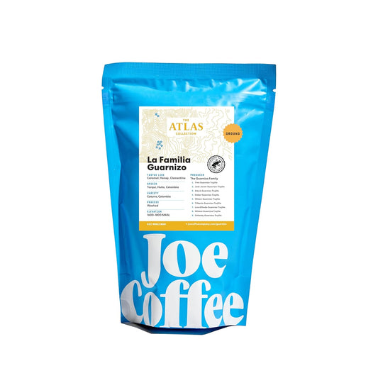 Joe Coffee Company - La Familia Guarnizo Ground Specialty Coffee, 6 oz Bag | NYC Roaster, Rainforest Alliance Certified, Kosher, Climate-Friendly