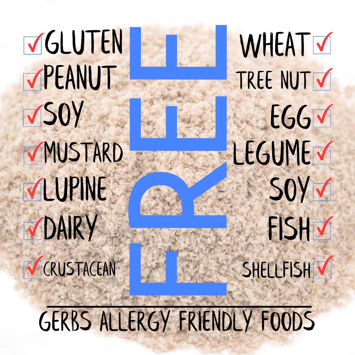 GERBS Sunflower Seed Meal 4 LBS. Premium Grade | Freshly Harvested & Packaged in Resealable Bulk Bag | Non-GMO, Keto & Paleo | Anti-Inflammatory Benefits, Prevent & Fight Sickness | Gluten Peanut Free