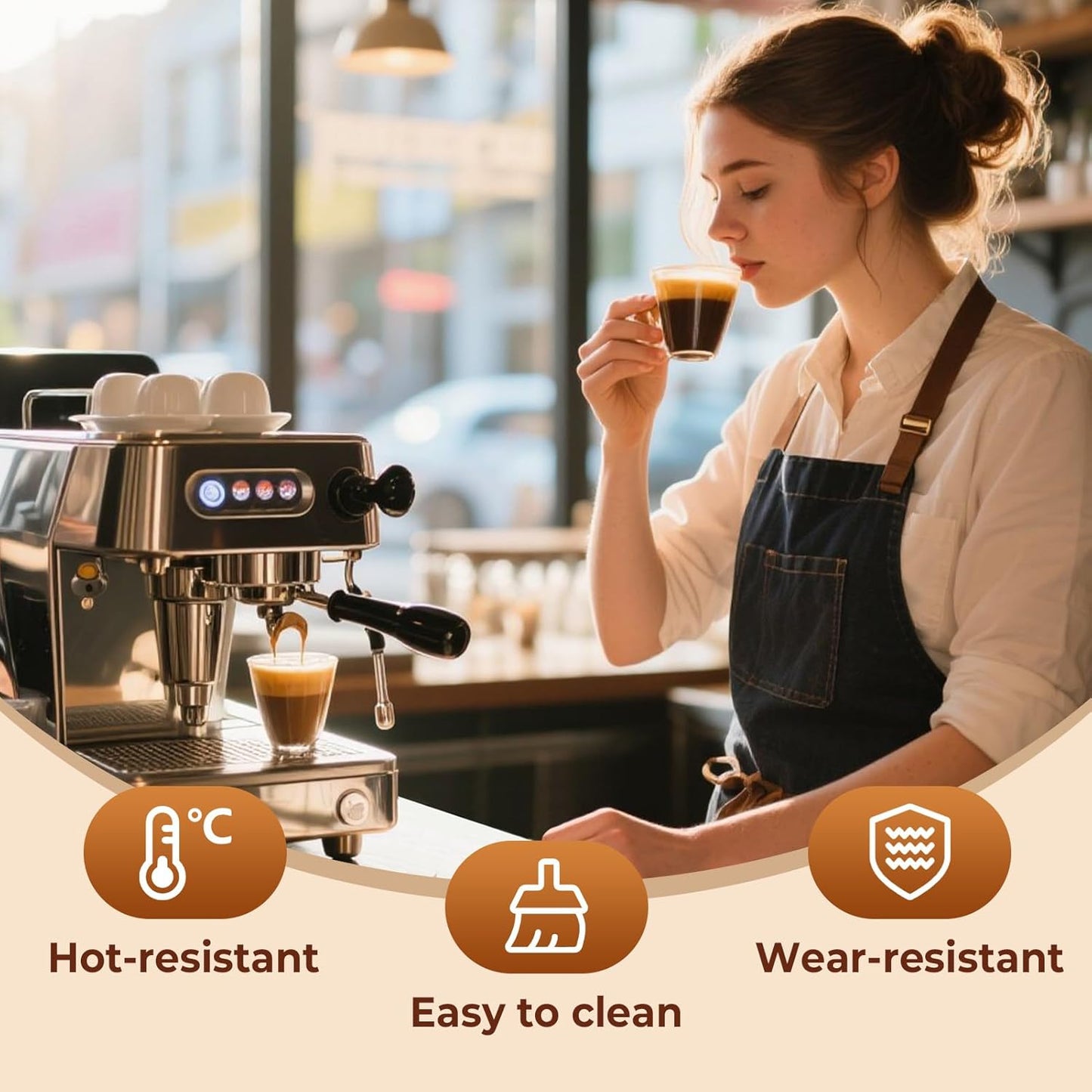 3 Pcs 54mm Silicone Steam Ring, No BPA Silicone Gasket Replacement Compatible with Barista 878/870/860/880/810/840/450/500 and Sage 880/878/875/870/810/500, for Espresso Machine Repair and Upgrade