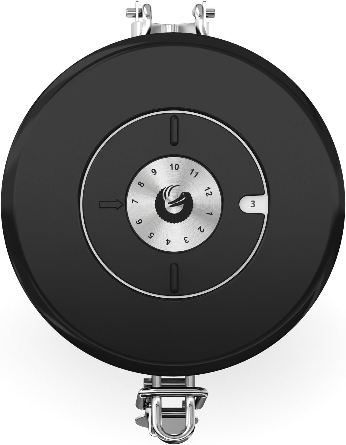 Coffee Gator Coffee Canister, 22oz Airtight Stainless Steel Kitchen Food Storage Container with Date Tracker, Valve, Scoop for Sugar, Grounds, Beans, Tea, Sugar, Cereal, Flour, Cookies Jars - Red