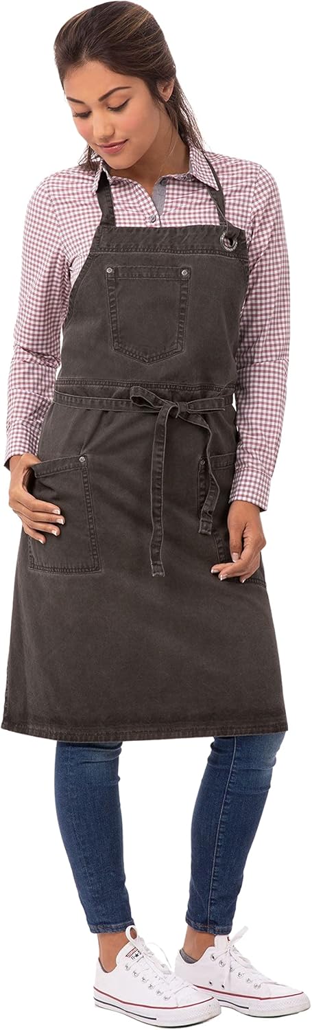 Chef Works Unisex Dorset Bib Apron