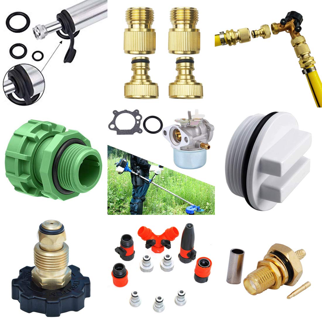 [30 Pcs] Silicone O-Rings White 9.5mm OD 6.5mm ID 1.5mm Width, Metric VMQ Sealing Gasket for Cup Lids, Coffee Maker, Brewing Fitting, Washer, Filter, Pump, Plumbing, Hose, Gauge, Auto, Machine