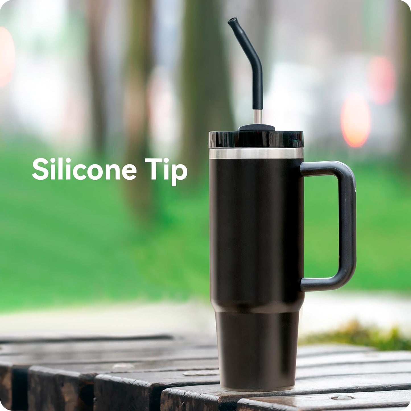 Snowfall Metal Replacement Straw for Stanley 40 OZ Cup, Long Reusable Stainless Steel Drinking Straws with Silicone Tip for Simple Modern 40 OZ Tumbler (Purplish Pink)