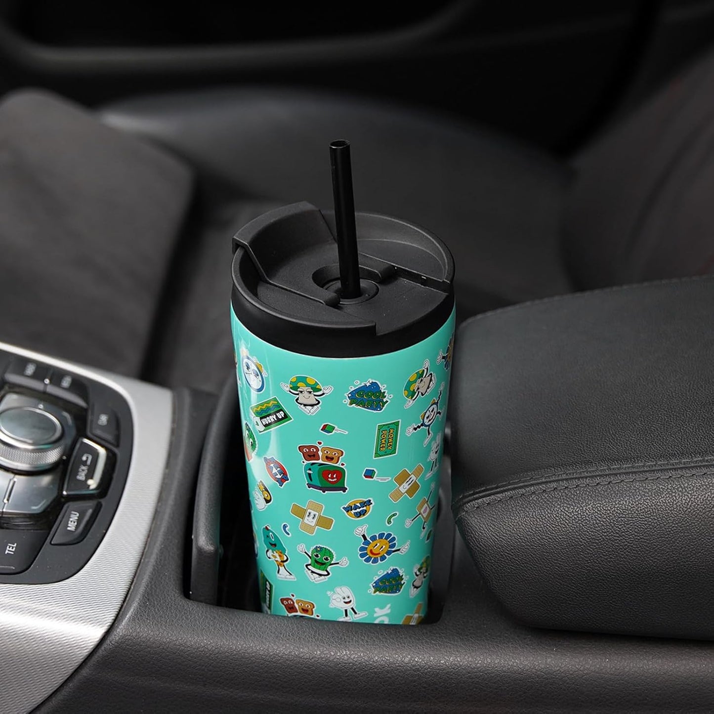 BJPKPK 26oz Tumbler With lid And Straw Stainless Steel Travel Coffee Mug Insulated Tumblers Cups,Passionate Red