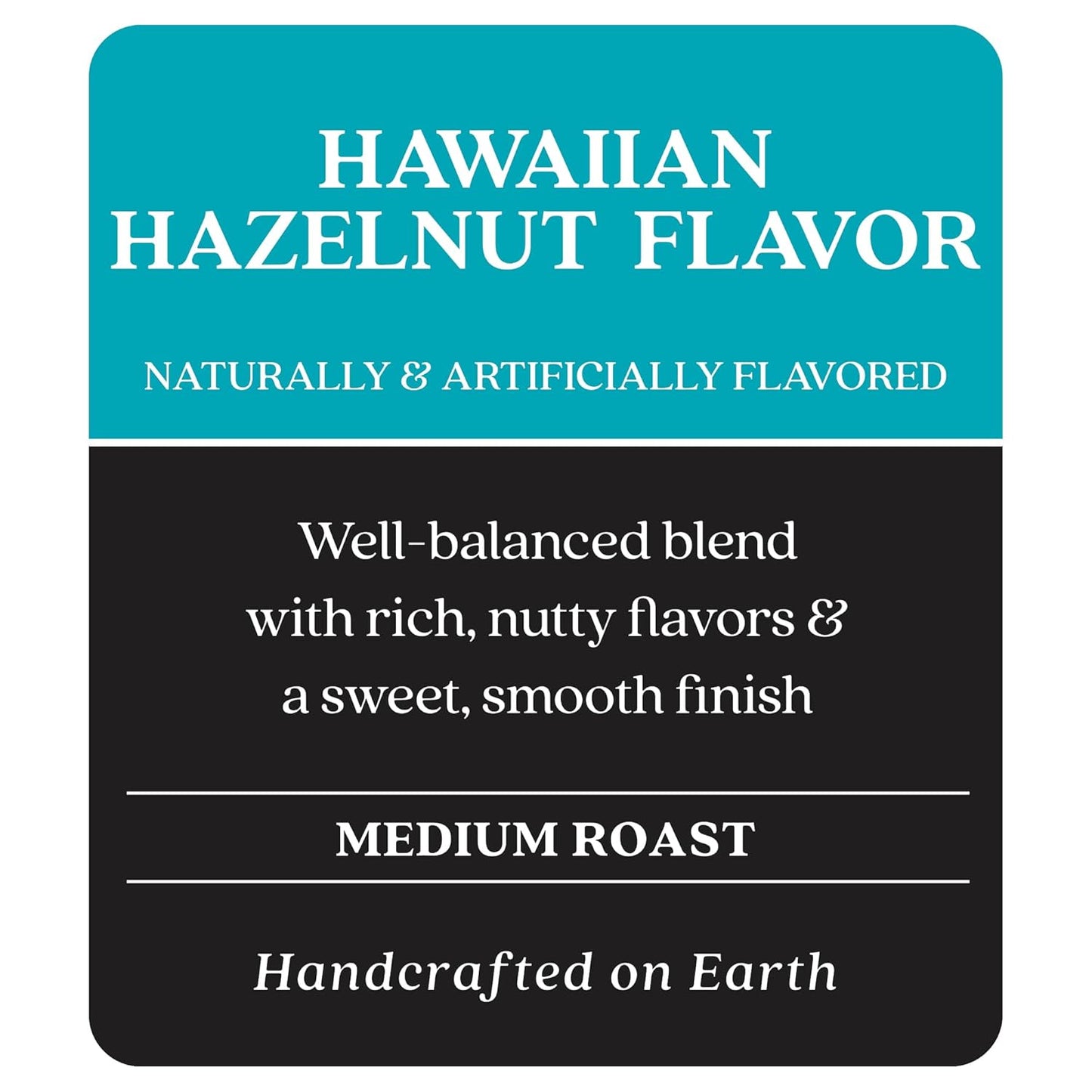 Copper Moon Single Serve Coffee Pods for Keurig K Cup Brewers (Hawaiian Hazelnut - Medium Roast) 12 Count