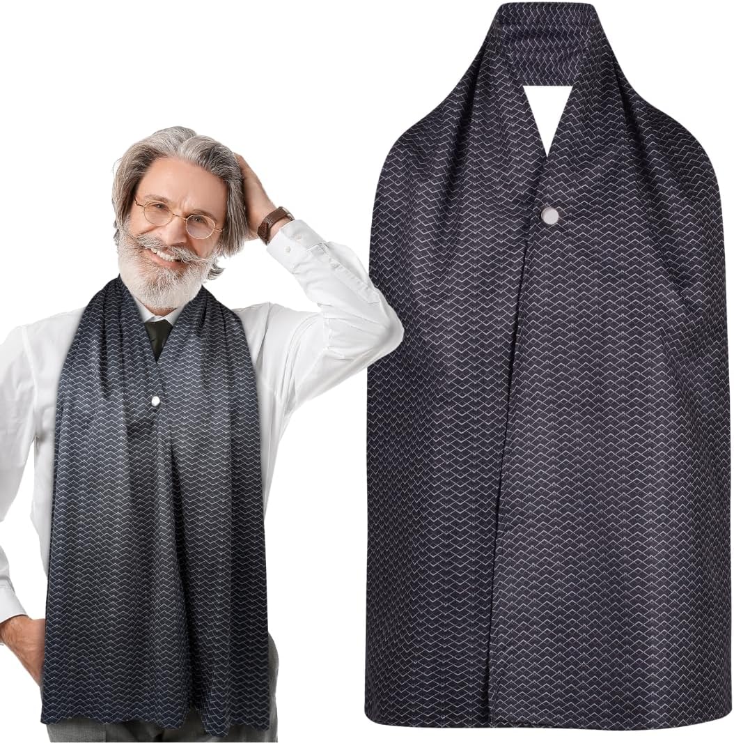 Adult Bib Scarf - Dignified Alternative to Bibs | Washable and Reusable Clothing Protectors for Eating