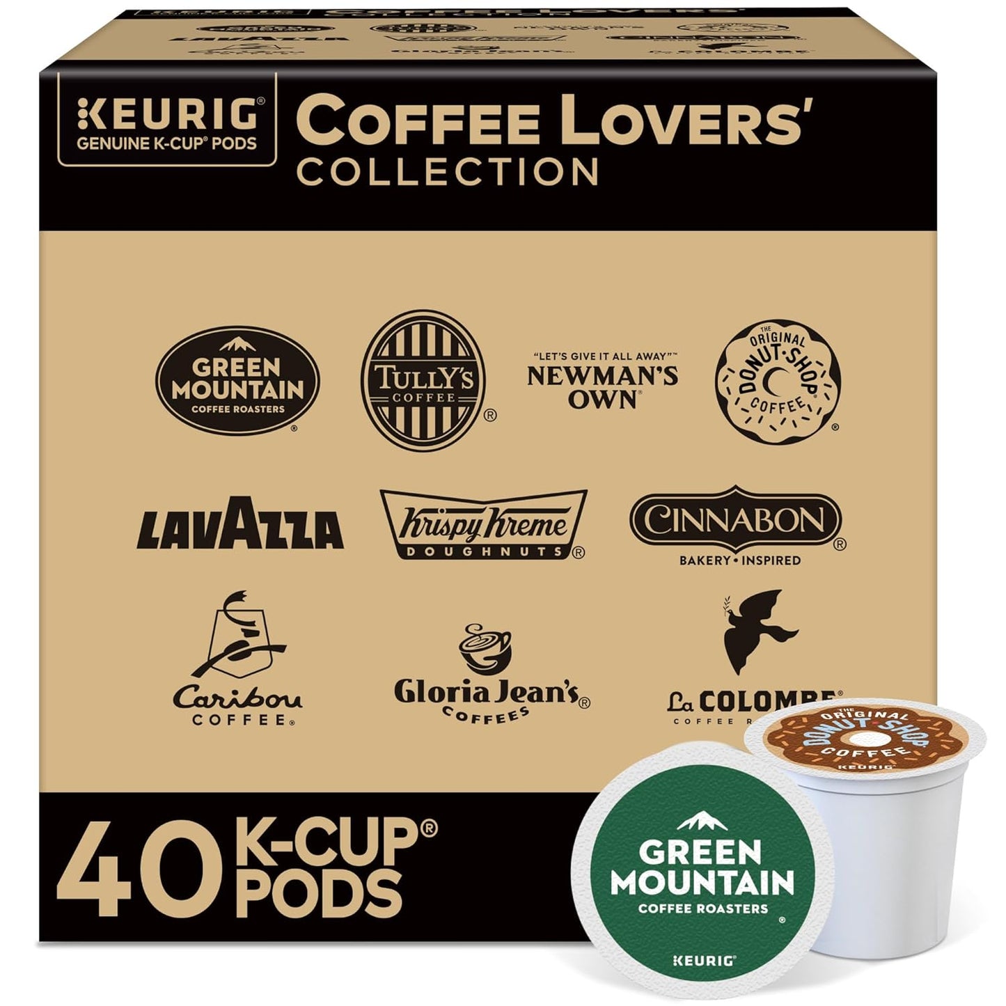 Keurig® Coffee Lover's Collection Variety Pack, Keurig Single Serve K-Cup Pods, 40ct