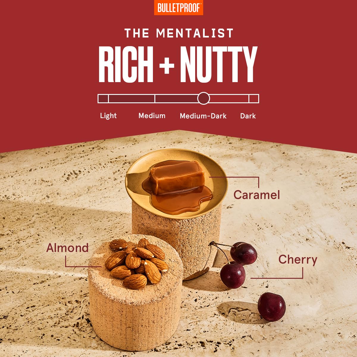 Bulletproof The Mentalist Medium-Dark Roast Single-Serve Pods, 72 Count, 100% Arabica Coffee, Clean Coffee Tested for Toxins, Packaging May Vary