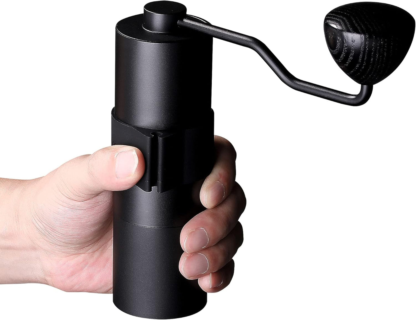 Normcore Manual Coffee Grinder V2-38mm Titanium Contemporary Conical Burr - Hand Grinder - Adjustable Settings - For Espresso, Aeropress, Pour over, French Press