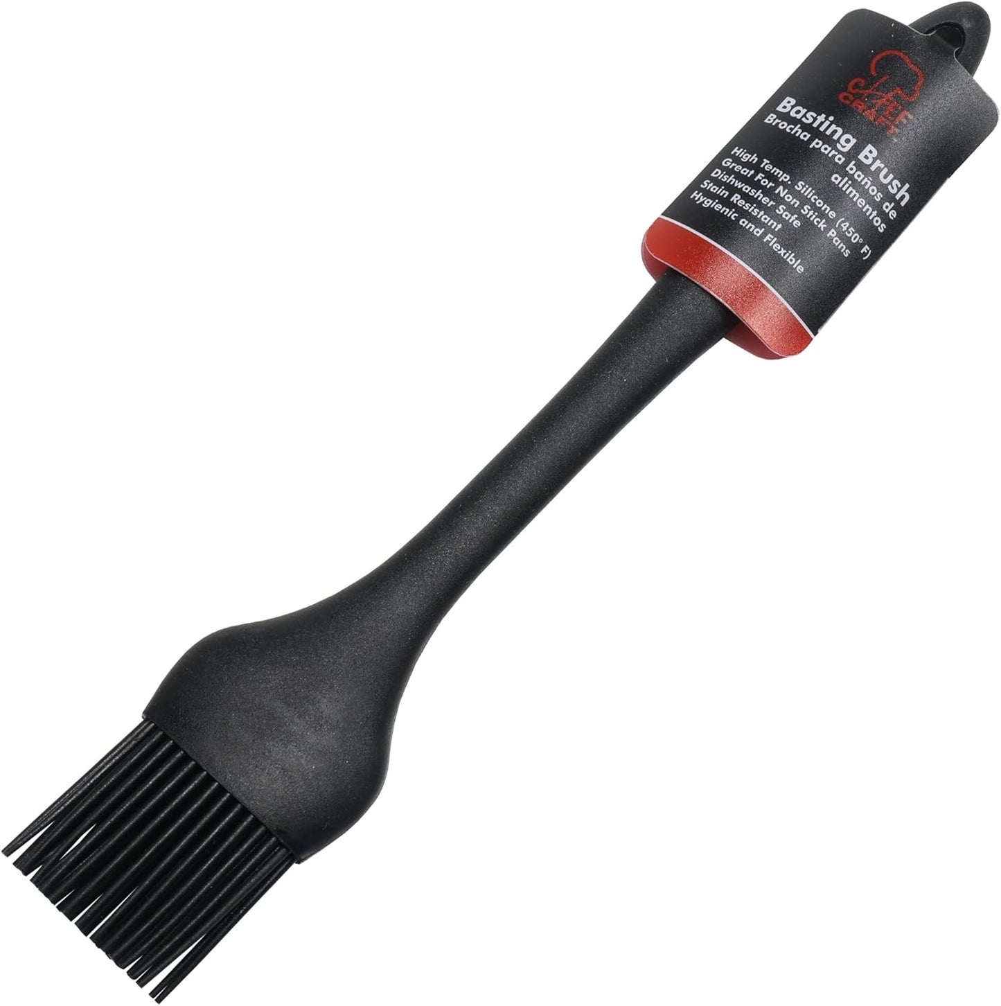 Chef Craft Premium Silicone Basting Brush, 10.25 inch, Black