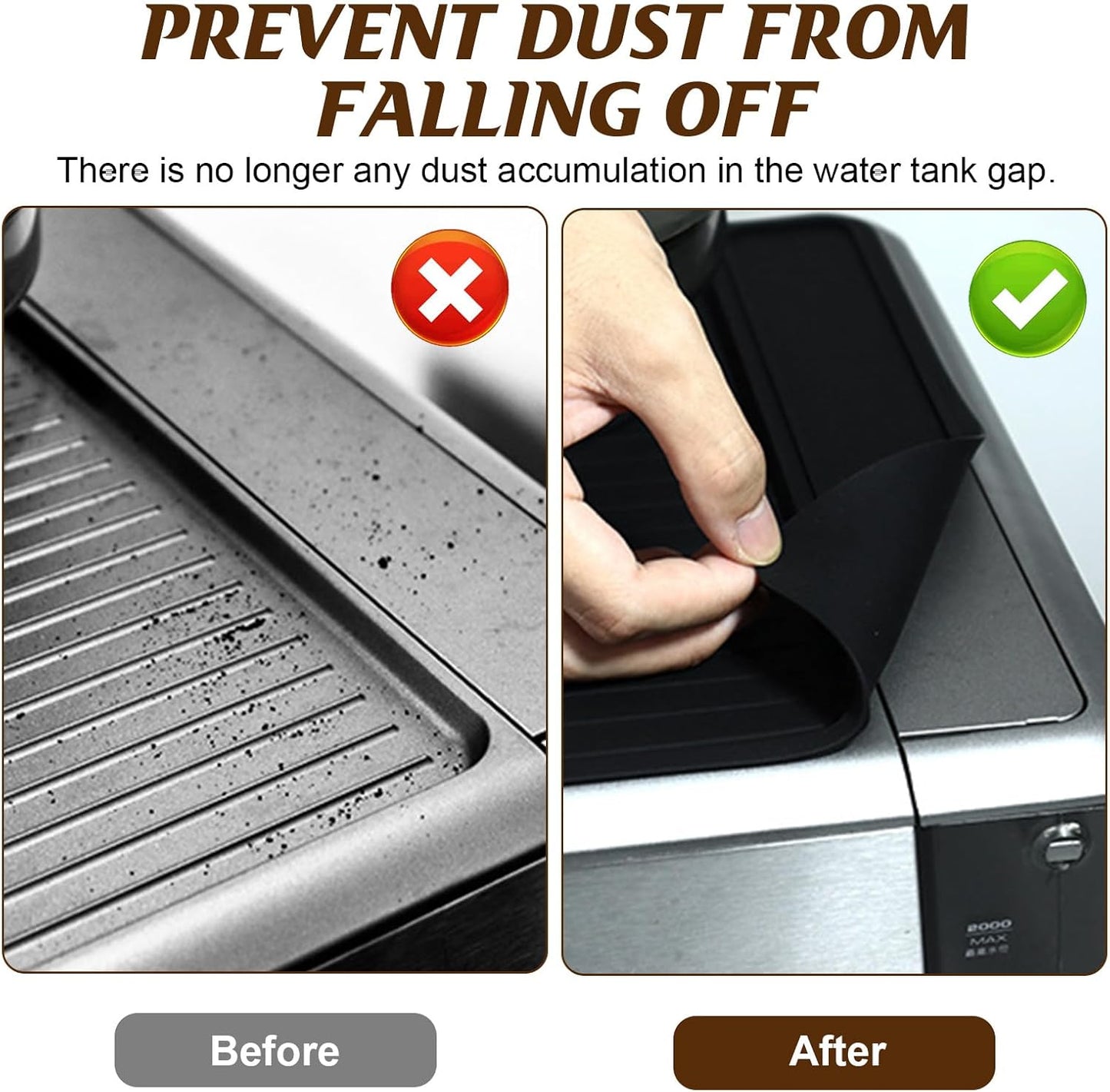 Tamping Mat for Espresso Machine,Coffee Machine Mat,Espresso Accessories，food Grade Silicone Material, Non-slip, Waterproof and Heat-Resistant，for Amping Mat for Breville 870/880