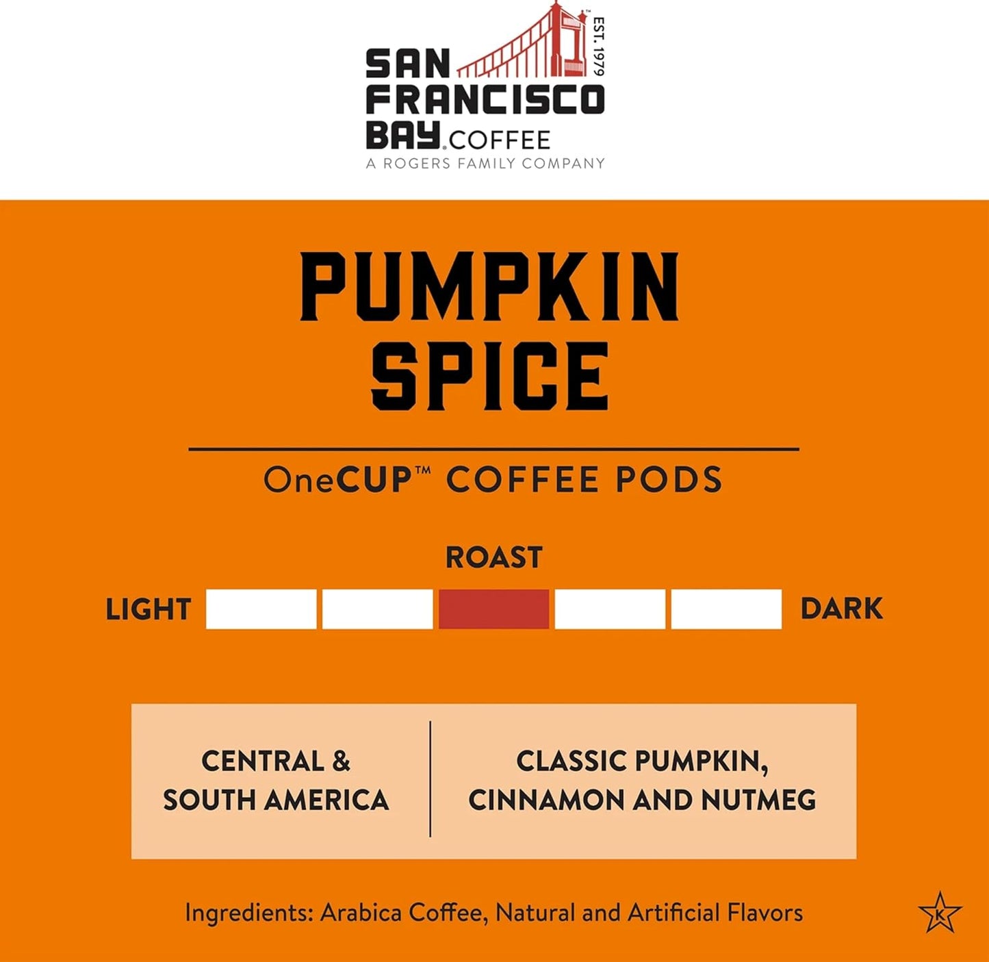San Francisco Bay Compostable Coffee Pods - Pumpkin Spice (80 Ct) K Cup Compatible including Keurig 2.0, Flavored, Medium Roast