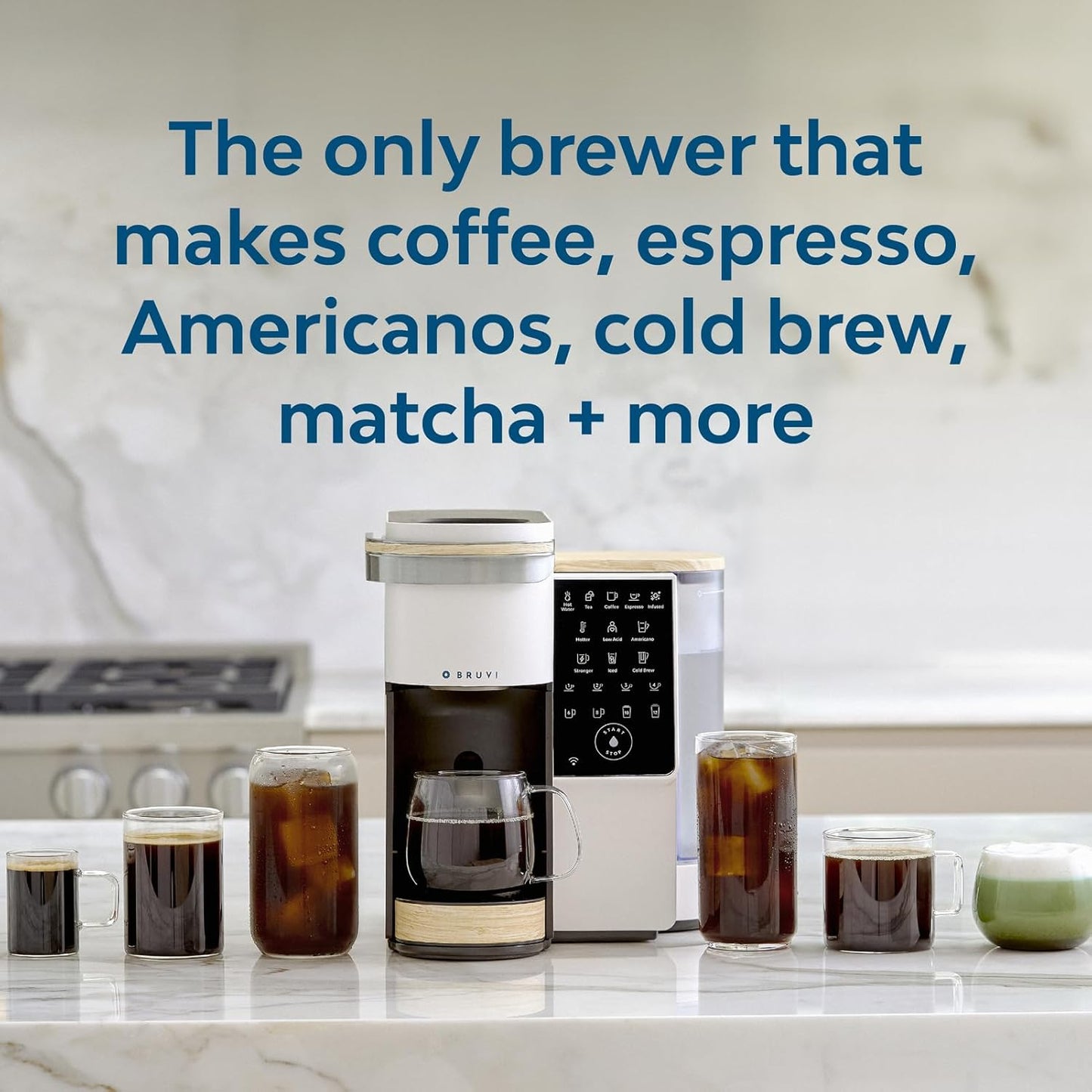 The Bundle | Single-Serve Coffee System | Includes 20 Coffee and Espresso B-Pods Coffee Brewer