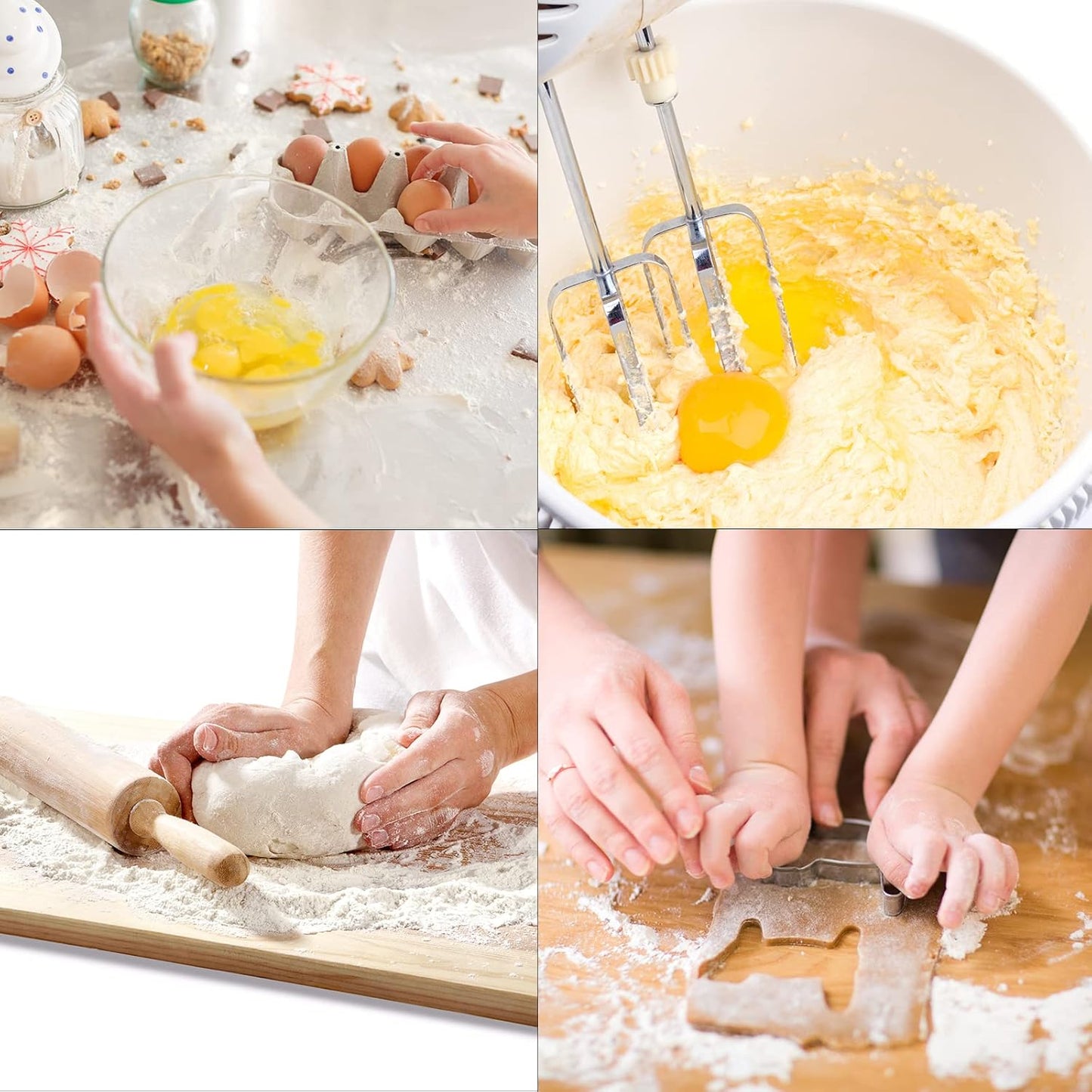 Cat Shaped Cookie Cutters Set,10pcs molds For Cake/Cookie,Stainless Steel Cake Tools For Kids,Party Accessories By MrCookie, Medium, Silver