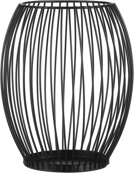 Luxshiny Coffee Pod Holder, Metal Espresso Pod Baskets Black Wire Baskets for Counter Small Space Storage Station Organizer Coffee Bar Accessories - 5.31"W x 6.09"H