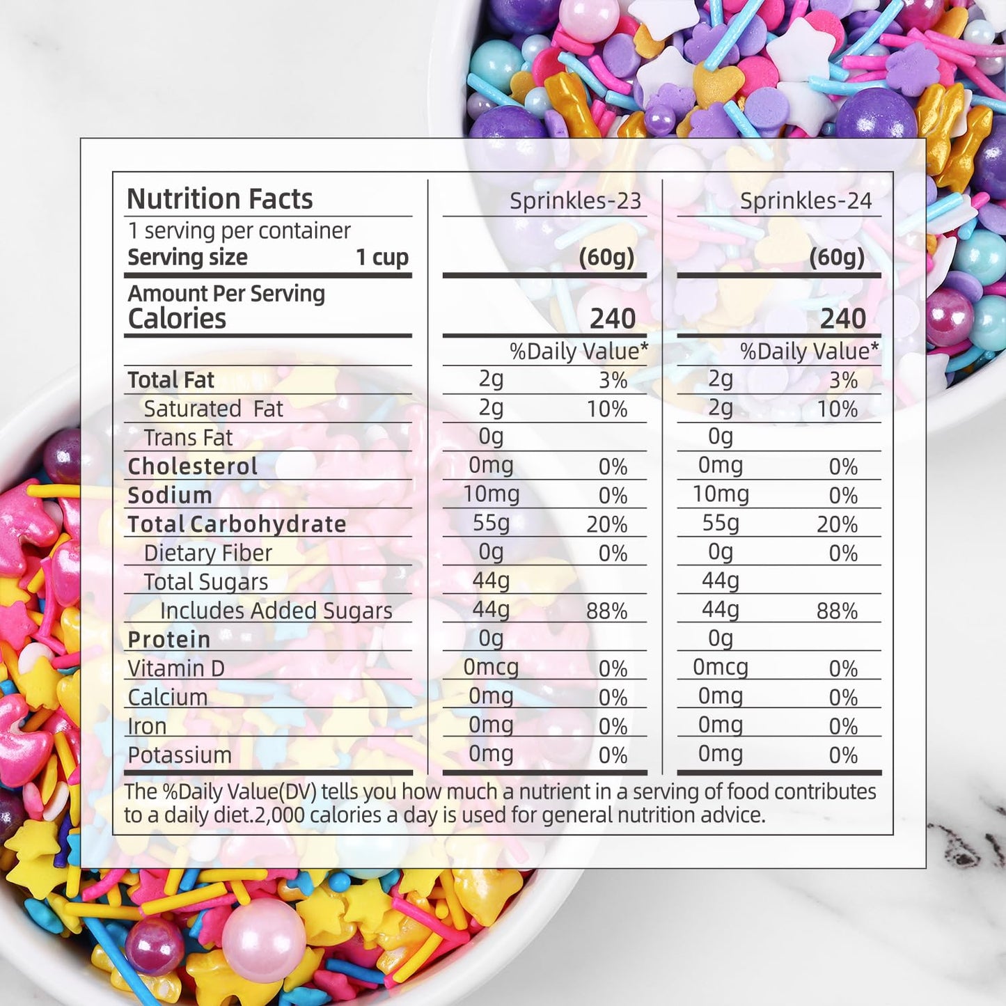 Edible Unicorn Sprinkles for Cake Decoration, Edible Pearl, Edible Sprinkle for Cupcake Topper, Ice Cream Toppings, Cookies Sprinkles for Party, Birthday. (120g/4.2oz)