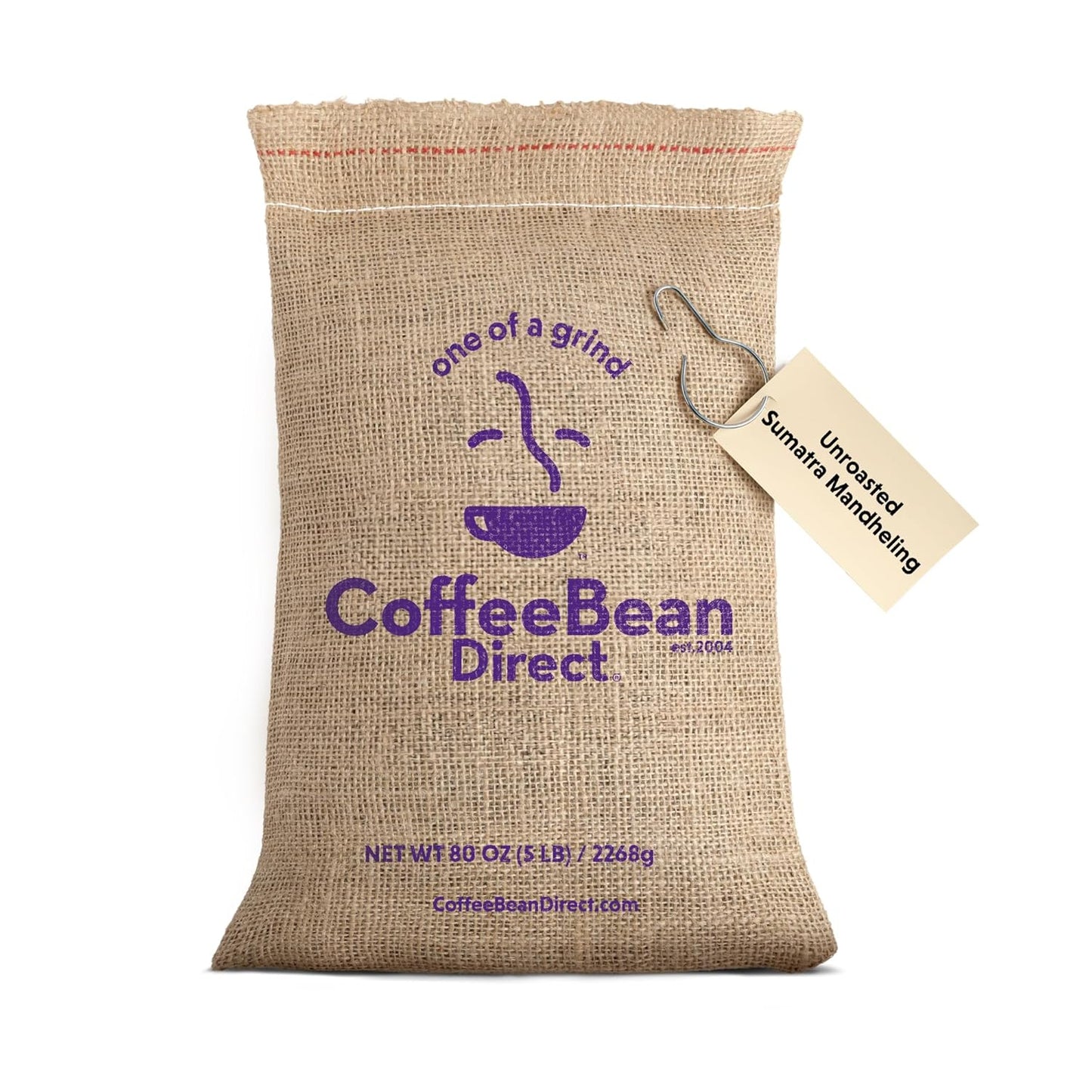 Coffee Bean Direct Unroasted Sumatra Mandheling, 5 Pound (Pack of 1)