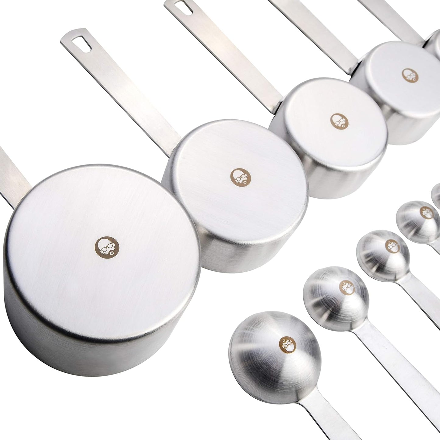 Babish 10-Piece Stainless Steel Measuring Cups & Spoon Set