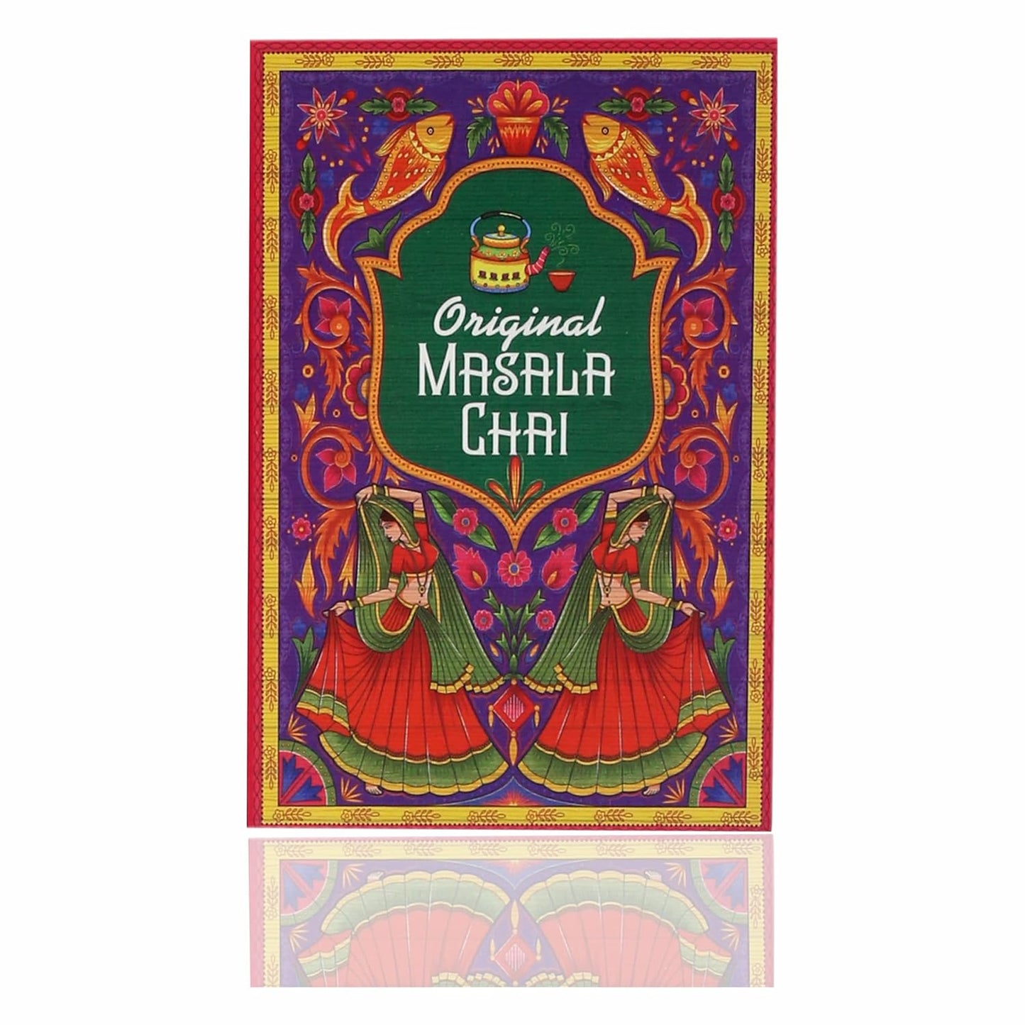 Sancha Tea Boutique, India Chai Collection Gift Box, Assorted Indian Masala Chai Teas, Cardamom/Ginger/Tulsi/Saffron, Variety Pack of 4 Loose Leaf Teas, 50g Each