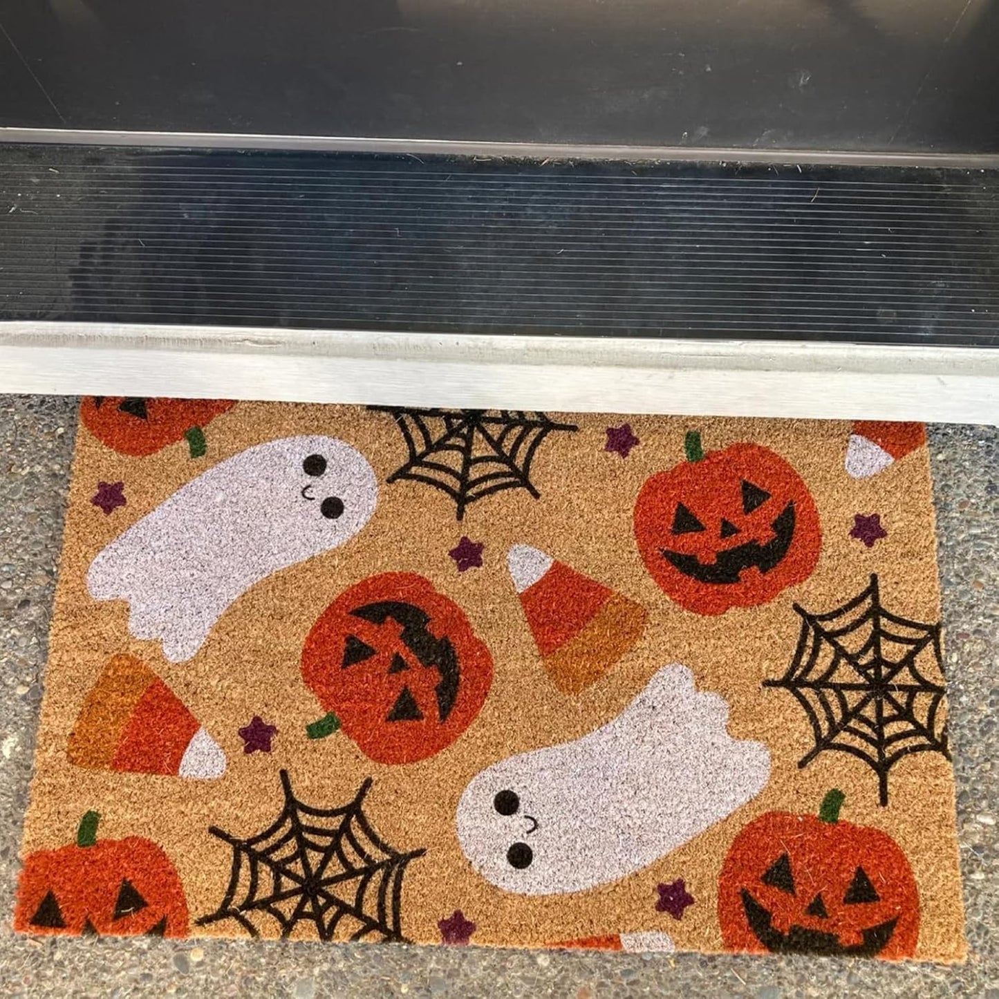 Halloween Stencils for Door Mats Large Halloween Doormat Stencils Reusable Ghost Pumpkin Sanderson Sisters Draw Templates for Wood Doormat Fabrics DIY Crafts Decor