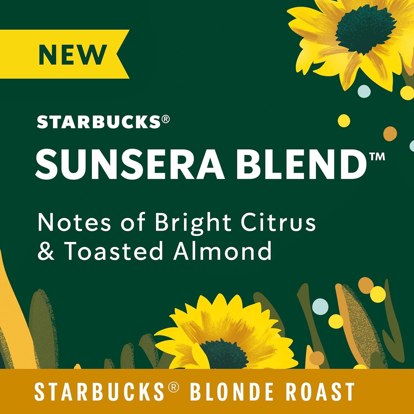 Starbucks K-Cup Coffee Pods, Sunsera Blend For Keurig Coffee Makers, 100% Arabica, 1 Box (40 Pods)